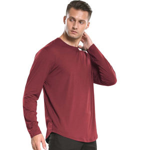 Camisetas para hombre 100% algodón, diseño de logotipo personalizado, cuello redondo acanalado de calidad, camiseta básica estilo streetwear para hombre - Product Image 3
