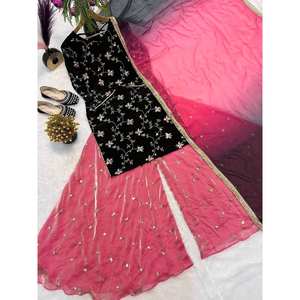 El conjunto de ropa de fiesta para mujer de diseñador incluye Dupatta superior inferior para un aspecto elegante - Product Image 2