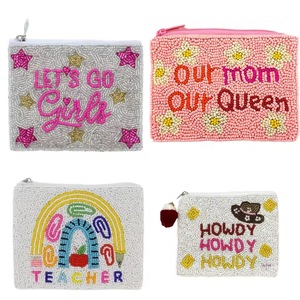 Premium Quality Beaded Coin Purse Handmade Decorative Coin Holder for Everyday Use and Gifting - Product Image 3