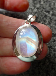 Collier pendentif en argent sterling 925, pendentif délicat, collier de pierres précieuses Bijoux faits à la main Cadeaux de Noël pour elle - Product Image 5