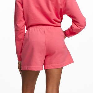 Shorts pour femmes en coton 100% avec logo personnalisé, de haute qualité, style streetwear vintage, respirants, à boutons, taille élastique, séchage rapide, confortables - Product Image 6