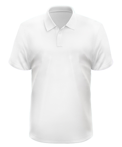 Camiseta polo de algodón de verano, blanca, con cuello liso, informal, al por mayor, para campañas promocionales. - Product Image 1