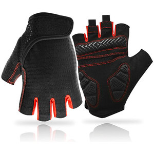 Guantes de Ciclismo de Medio Dedo de Último Diseño, Fabricados por OEM, de Malla y Spandex Transpirable, en Venta - Product Image 1