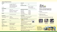 Tractor Agrícola JD 5050D 2WD, 3 Cilindros, 50HP, 2100 RPM, Opción HLD, Asiento Premium, Intervalo de Servicio de 500 Horas, Transmisión de 8 Velocidades