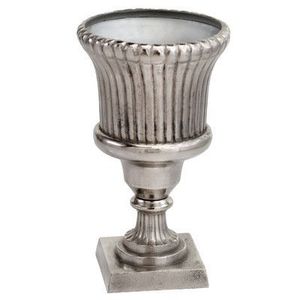 Handmade Silver Tabletop Vase Traditional Design Polished Finish Interior Decor - Product Image 1