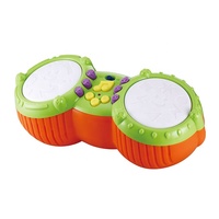 Juguete de Batería Electrónica Educativo para Niños Pequeños - D.J.Toys Modelo PD31, 3+ Años, Juego de 6 Piezas, Requiere 3 Pilas AA (No Incluidas)