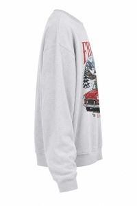 Sudadera Unisex con Cuello Redondo de Friends MFG Group, Estampado Navideño de Auto Rojo, Corte Regular, Informal de Invierno, Diseño Personalizado - Product Image 4