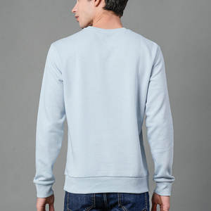 Sudadera Básica de Cuello Redondo, Lisa, Informal, con Estampado Digital, Suave al Tacto, Clásica, de Corte Regular, 100% Algodón para Hombre, Invierno - Product Image 2