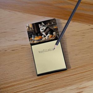 ไซบีเรียนฮัสกี้แผ่นแปะติดบนโต๊ะแบบรีฟิลได้, ใหม่แผ่นรองบันทึกย่อสำหรับห้องครัวฟักทอง - Product Image 2