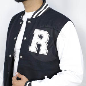Veste Letterman au meilleur prix, logo personnalisé, veste d'hiver, veste Letterman à marque privée en vente - Product Image 6