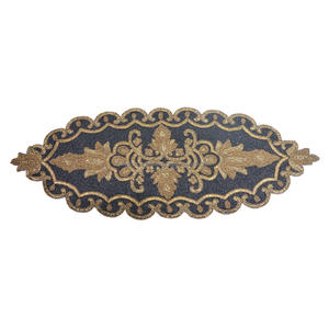 Napperon rond en Design de salon, 4 pièces, avec perles, pâtisserie, décoration intérieure, vaisselle, Table à manger, fête, mariage - Product Image 4