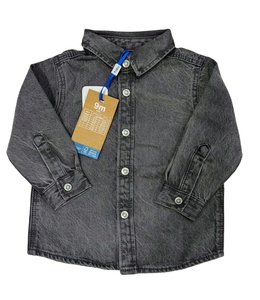 เสื้อลำลองผู้ชายผ้าย้อมสีล้วนใส่สบายแขนยาวผ้าฝ้าย100% ฤดูใบไม้ผลิ - Product Image 2