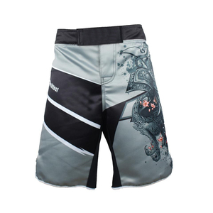 Professional MMA <b>Shorts</b> Stretch Breathable Reinforced Stitching Lightweight Mobility Design Active Training OEM ODM Private - Product Image 3