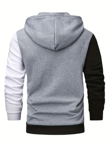 Sweat-shirt à capuche rose pastel unisexe de haute qualité pour homme, en molleton de coton, style streetwear décontracté, vente en gros - Product Image 2