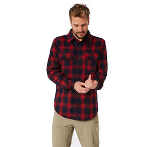Chemises pour hommes personnalisables – Nouvelle chemise en flanelle à manches longues pour hommes, coupe décontractée tendance, motif à carreaux, respirante et tricotée - Product Image 2