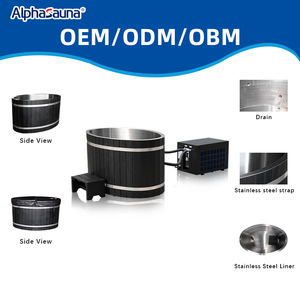 Ice Bath phục hồi Pod ngoài trời nhỏ lạnh Plunge bồn tắm Ozone 1HP bồn <span class=keywords><strong>Spa</strong></span> cho phòng tắm tùy chọn - Product Image 6