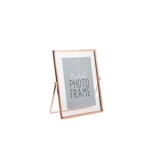 Cadre photo élégant en métal de style classique, écologique, en laiton et verre, pour affichage flottant sur bureau, décoration intérieure, cadeau - Product Image 4