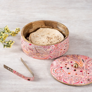 Casseroles rondes en bois d'acacia 100% écologiques de qualité supérieure, entièrement faites à la main avec impression émaillée et meilleur prix - Product Image 1