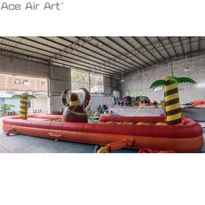 Piste <span class=keywords><strong>de</strong></span> course gonflable style <span class=keywords><strong>jungle</strong></span>, tapis d'obstacles gonflable animaux <span class=keywords><strong>de</strong></span> dessin animé pour <span class=keywords><strong>la</strong></span> location <span class=keywords><strong>de</strong></span> terrains <span class=keywords><strong>de</strong></span> jeux pour enfants - Product Image 3
