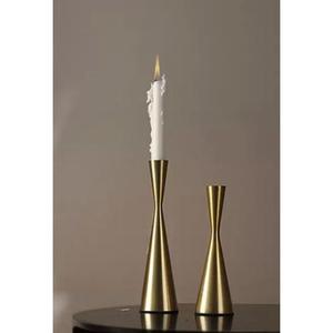 Contemporary Metal Candle Holder Featuring Golden Polished Finish Perfect For Restaurant <b>Table</b> Decoration And Premium Interior S - Product Image 6