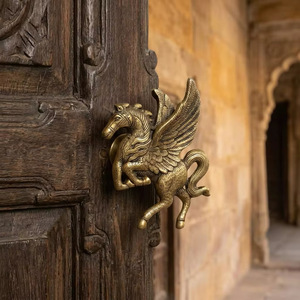 Cast Iron Pegasus Shape <b>Cabinet</b> <b>Handle</b> for Kitchen Bedroom Hotel Furniture-Industrial Design Durable & Easy Installation - Product Image 3