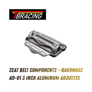 Ajusteur de harnais de course à dégagement rapide en aluminium anodisé brillant de 3 pouces, norme FIA 8853 2016, matériel de ceinture de sécurité, fabriqué à Taïwan, logo personnalisé - Product Image 4
