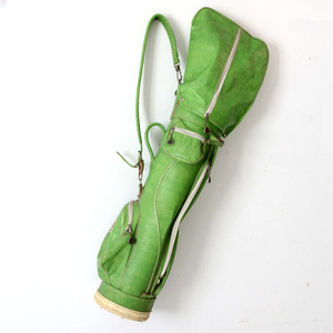 กระเป๋ากอล์ฟหนังกันน้ำสำหรับทุกเพศ คุณภาพสูง กระเป๋ากอล์ฟผ้าแคนวาสและหนังสไตล์วินเทจสั่งทำได้ ในราคาขายส่ง - Product Image 1