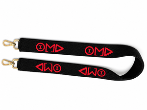 New Stylish Black and Red Sorority Beaded Belt Straps Custom Logo Adjustable College <b>Game</b> Day Use Pinkweave - Product Image 2
