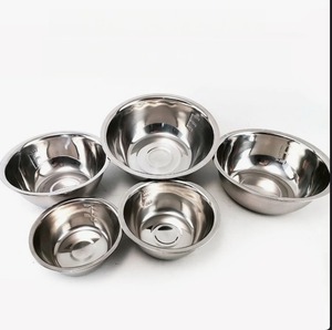 Juego de Tazones Apilables de Acero Inoxidable, Resistentes a la Corrosión, para Preparación de Alimentos en el Hogar, Hoteles y Servicios de Catering, Disponibles a un Precio Accesible - Product Image 1