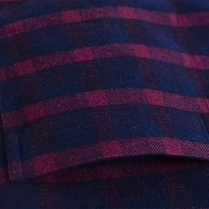 Camisa Larga para Hombre, Moda 2020, Estilo Casual, Camisas de Franela a Cuadros, Logotipo Personalizado, Servicio OEM, Tejido Satinado, Otoño, Formal - Product Image 4