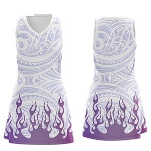 Robe de netball respirante à prix abordable pour femmes, tenue d'équipe, uniforme de netball avec logo personnalisé, design unique, personnalisation - Product Image 6