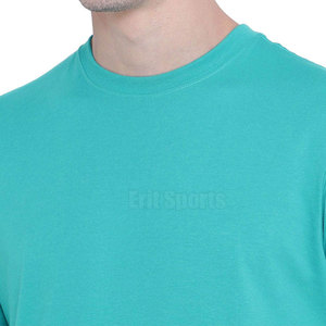 Camiseta Ligera Informal de Color Sólido para Hombre, 100% Algodón, Tejido Transpirable de Alta Calidad y Ecológico, Precio Bajo - Product Image 6