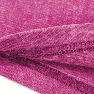 Men's <b>Pink</b> Short Sleeve O-Neck Casual <b>T</b>-<b>Shirt</b> Oversized Fit 100% Cotton Solid Color Jersey Knitted <b>Plain</b> Dyed 2027 - Product Image 6
