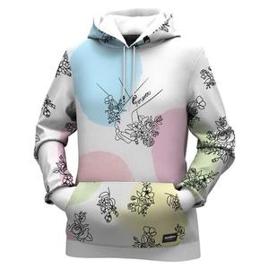 Sweat-shirt à capuche pour homme avec imprimé galaxie et motif silhouette d'arbre, vêtement d'automne à manches régulières en polyester tricoté - Product Image 2