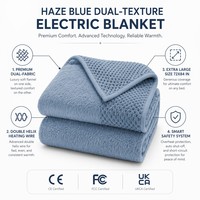 Couverture chauffante en jacquard à carreaux Sherpa 110V, taille Queen, 6 réglages de chaleur, chauffage rapide, protection contre la surchauffe, certifiée ETL