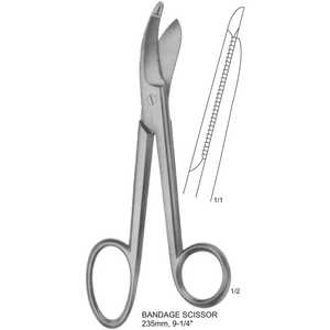 Tijeras Quirúrgicas con Hojas Afiladas y Dientes Dentados, Mango Ergonómico con Agarre Antideslizante, Instrumentos Quirúrgicos - Product Image 1