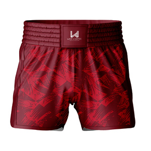 Pantalones Cortos de Boxeo/Muay Thai/MMA para Hombre, Personalizados, Ligeros, Transpirables, de Poliéster/Nailon, Duraderos, de Secado Rápido y Tela Antiencogimiento - Product Image 1