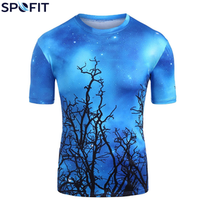 T-shirt pour homme à sublimation, style tendance, anti-plis, matière durable 100% polyester, coupe ample, imprimé, best-seller - Product Image 5