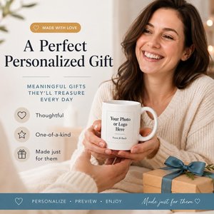 Mug à café personnalisé en céramique avec impression par sublimation, photo couleur intégrale, logo personnalisé, en stock, compatible lave-vaisselle et micro-ondes, cadeau d'entreprise - Product Image 5