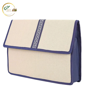 Multipurpose Jute <b>File</b> Bag – Natural Fiber Office Document Carry Bag for <b>Files</b>, Reports and Stationery - Product Image 2