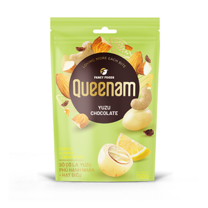 Dragées de chocolat pur en gros, prix imbattable, OEM/ODM, haute qualité, HALAL, 75g, amandes et noix de cajou enrobées de Yuzu, snacks personnalisés - Product Image 2