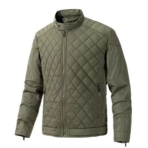 OEM <b>Mens</b> Hooded Spring Puffer Jacket Loose Fit Thick Fabric Breathable Spandex Lining <b>Long</b> Zipper Water Resistant <b>Coat</b> - Product Image 3