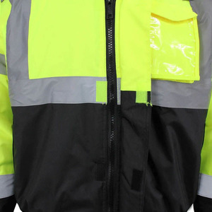 เสื้อแจ็คเก็ตนิรภัยสำหรับทำงาน ฤดูหนาว กันน้ำ ระบายอากาศได้ดี สะท้อนแสง มองเห็นได้ชัดเจน 男女  คุณภาพดีที่สุด ผลิตในปากีสถาน - Product Image 5