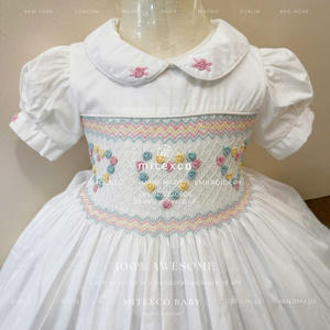 Ensemble de robes évasées pour filles en coton doux, design personnalisé, fabriqué au Vietnam par MITEXCO, un fournisseur de confiance. - Product Image 2