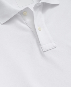Camiseta Blanca de Manga Corta para Hombre, Transpirable, con Logotipo Bordado, Corte Regular Informal - Product Image 6