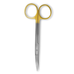 กรรไกรตัดม่านตาแบบมืออาชีพ ปลายแหลมคม ทำจากเหล็กกล้าไร้สนิมเกรดผ่าตัด สำหรับการผ่าตัดและตัดชิ้นเนื้อ - Product Image 6