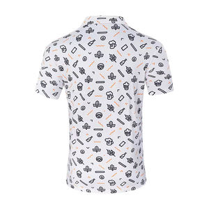 Camiseta Polo Personalizada de Alta Calidad para Hombre, Diseño por Sublimación, OEM al por Mayor, Camisetas Polo Elásticas y Transpirables para Hombre - Product Image 3