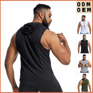 NEW 2023 Men's fitness <b>vest</b> sport men plain blank summer tank top loose quick dry sport <b>sweat</b> men's <b>vest</b> - Product Image 5
