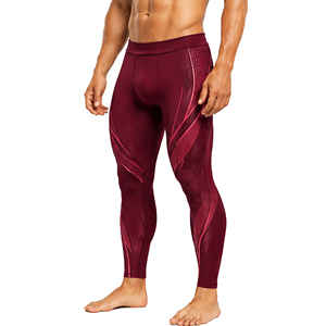 Pantalon de sport de compression pour hommes, personnalisable, respirant, haute élasticité, imprimé, taille élastique, pour la gym, la course, le fitness et l'entraînement - Product Image 4