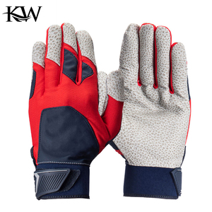 Guantes de Bateo de Béisbol de Cuero, Impermeables, Aislantes, con Agarre Mejorado, Transpirables, Cómodos, para Atletas de Softbol, Pro Flex - Product Image 1